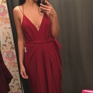 Once Upon a Skirt Red luxxel dragonfly jumpsuit